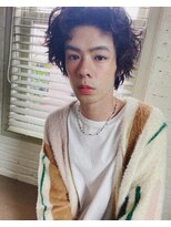 マージュ ギンザ(marju GINZA)&nbsp;メンズミディアムパーマ　緩めスパイラルパーマ