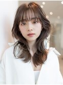 20代30代/大人かわいい/くびれレイヤー/髪質改善/ダークアッシュ