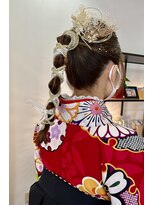 ミセス 天神店(MISESU)&nbsp;卒業式 袴着付け ポニーアレンジ