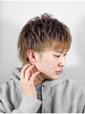 2ブロショート/マッシュパーマ/ハイライト/ウルフ/波巻き