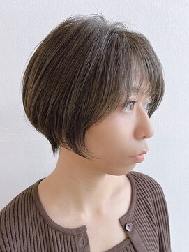 イーストハムアール(EAST HAM r) 似合わせカット/丸みショート/ブラウンカラー