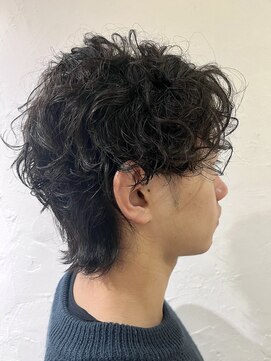 美容室 スタジアム(Stadium) 波巻きツイスパウルフ