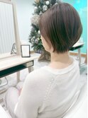 大人可愛いショートボブ