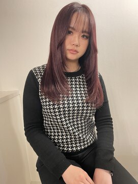 ココルアナ(coco luana) ラベンダーカラー/韓国/レイヤーカット/Wカラー