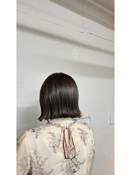 トクテ 吉祥寺(tokute) グレージュカラー/ボブウルフ/黒髪/ココアベージュ