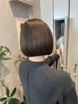 クラッチムク 博多口(CLUTCH muk.) ミニボブ / ブラウンベージュ