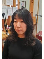 リビングヘアルーム(LIVING HAIR ROOM) ウェーブ スタイル