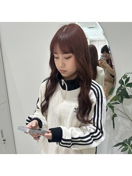 ジーナ 博多筑紫口(Zina) レッドブラウン×ブリーチなしダブルカラー！【福田 れん】