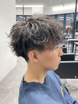 オーシャントーキョー 原宿(OCEAN TOKYO)&nbsp;ハイライトメンズ波巻きスパイラルパーマサーフスタイルウルフ