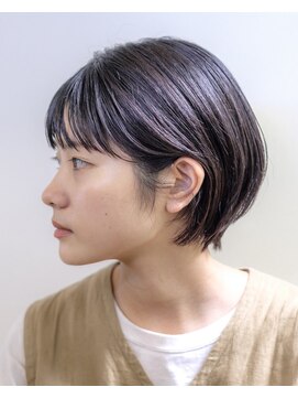 ルプラ ブリリアント(le-pla brilliant) マッシュショート/ボブ/黒髪/ショートボブ/シースルー/豊橋/田原