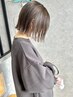 【☆人気No. 1☆】カット+カラー(リタッチ)+超音波コーティングTR 5600円