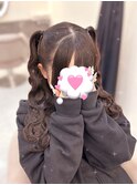 ハーフツイン【クランソア】ヘアメ/ヘアセット/心斎橋ヘアメ