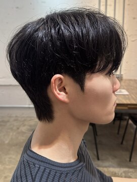 ノラ ヘアーサロン(NORA HAIR SALON) 韓国マッシュセンターパートニュアンスパーマフェザーパーマ