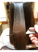 ツヤサラストレート