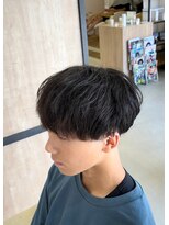 エッジ(EDGE) メンズマッシュショートレイヤー刈り上げスタイル