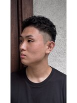 バーバーショップテト(barber shop tete)&nbsp;無造作オールバックパーマ