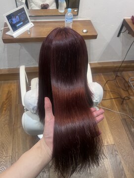 アノ 駒沢(ano) 極艶美髪チェリーレッド