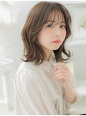 イヤリングカラー小顔ひし形レイヤーカットh4上尾20代30代40代