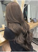 ブリーチなしダブルカラー　Riko モカベージュ