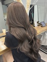 ヴェルダ 池袋店(verda)&nbsp;ブリーチなしダブルカラー　Riko モカベージュ