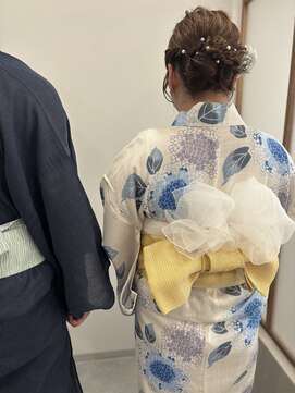 ディーバ 京橋店(diva) 浴衣着付け/男性浴衣/京橋着付け/浴衣アレンジ/兵児帯アレンジ