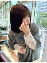 ファースト 仙台店(first)&nbsp;レイヤーボブで軽やかな印象に！