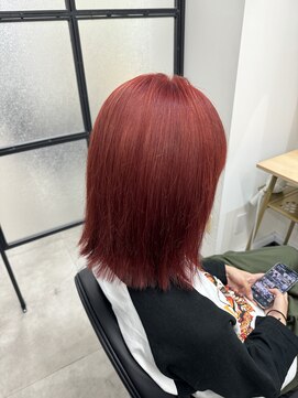 テーラヘアー 葛西店(TELA HAIR) レッドピンク