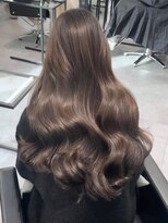 エル バイ アンキシム(elu by AHNKISM) 韓国レイヤーブリーチなしグレージュカラー