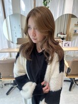 レーン(lane)&nbsp;ブリーチなしダブルカラー秋ベージュ