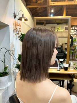 マスカリ(muscali) 黒髪/表参道ハイライト/オリーブグレー/小顔/ココアベージュd90