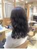 【艶髪再生】カット+パーマ+髪質改善ヘアベールトリートメント ¥13200