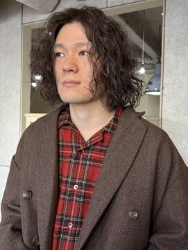 メンズボブパーマ