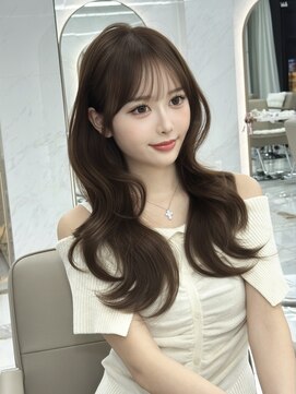 ベージュ/レイヤーカット/ハッシュカット/栄