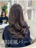 パーマ/パーマスタイル/コテ巻き風パーマ/レイヤーカット