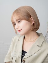 E:terne 大宮店【エテルネ】エクステ/ブリーチ/ケアブリーチ【2/28 オープン(予定)】&nbsp;ミルクティー韓国ヘア/ボブ/ブリーチ/トリートメント