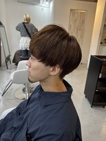 メンズカット バイ ソイクフ(メンズカット by SOY-KUFU)&nbsp;マッシュフェザーパーマツーブロック