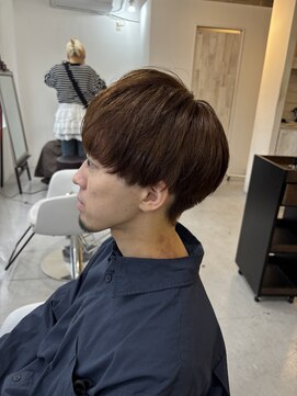 メンズカット バイ ソイクフ(メンズカット by SOY-KUFU) マッシュフェザーパーマツーブロック