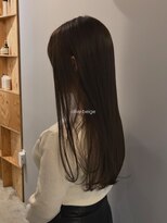 サンプラス(san+) 【リコ】ブリーチなし!オリーブベージュ