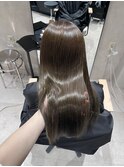 透明感カラー アッシュベージュ オリーブグレージュ 艶髪