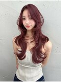 松尾菫菜/レイヤーカット/ハッシュカット/韓国ヘア