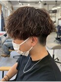 宇都宮メンズカットメンズパーマ波巻きスパイラルパーマツイスパ