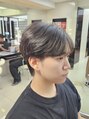 メンズサロン ハニーエイク 日暮里(Haney89) 骨格や雰囲気に合わせたナチュラルセンターパート