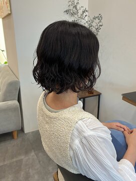 アノネ(anone) ボブ×パーマ