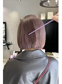 lavender beige × bob
