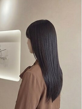ウィズ ヘア デザイン(wis hair design) 酸性ストレート×髪質改善ツヤサラロング