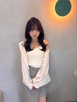 コロレ(COLORE) 縮毛矯正×暗めツヤブラウンロング