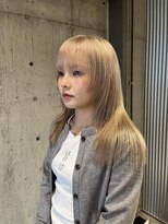 デート 綾瀬店(DATE) ホワイトべージュ×レイヤーカット