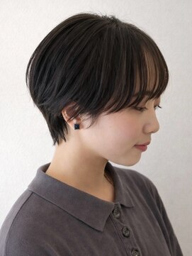 キリ 逗子(kiri) 逗子葉山ショートカットショートボブ耳かけショートヘア韓国Y301