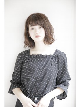 ルルディ バイ アフロディーテ銀座(luludi by APHRODITE) 20代30代40代50代/前髪/マチルダボブ/インナーグレージュ/銀座