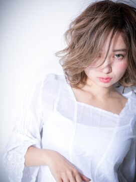 モッズヘア 越谷(mod's hair) *mod's越谷*アシンメトリー＆インナーカラーラフな大人ボブｗ